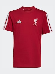 adidas Red Liverpool FC Kids T-Shirt - Image 6 of 6