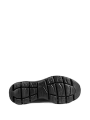 שחור - Pavers נעלי ספורט בגזרה רחבה עם שרוכים ורפידת קצף זיכרון - תמונה 4 מתוך 4