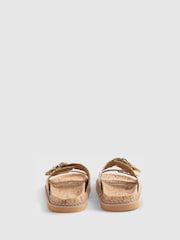 River Island Sandalen mit zwei Riemen und Muschelkante - Bild 3 von 5