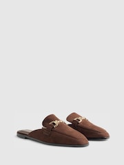 River Island Brown Faux Suede Shoes - Image 2 of 6
