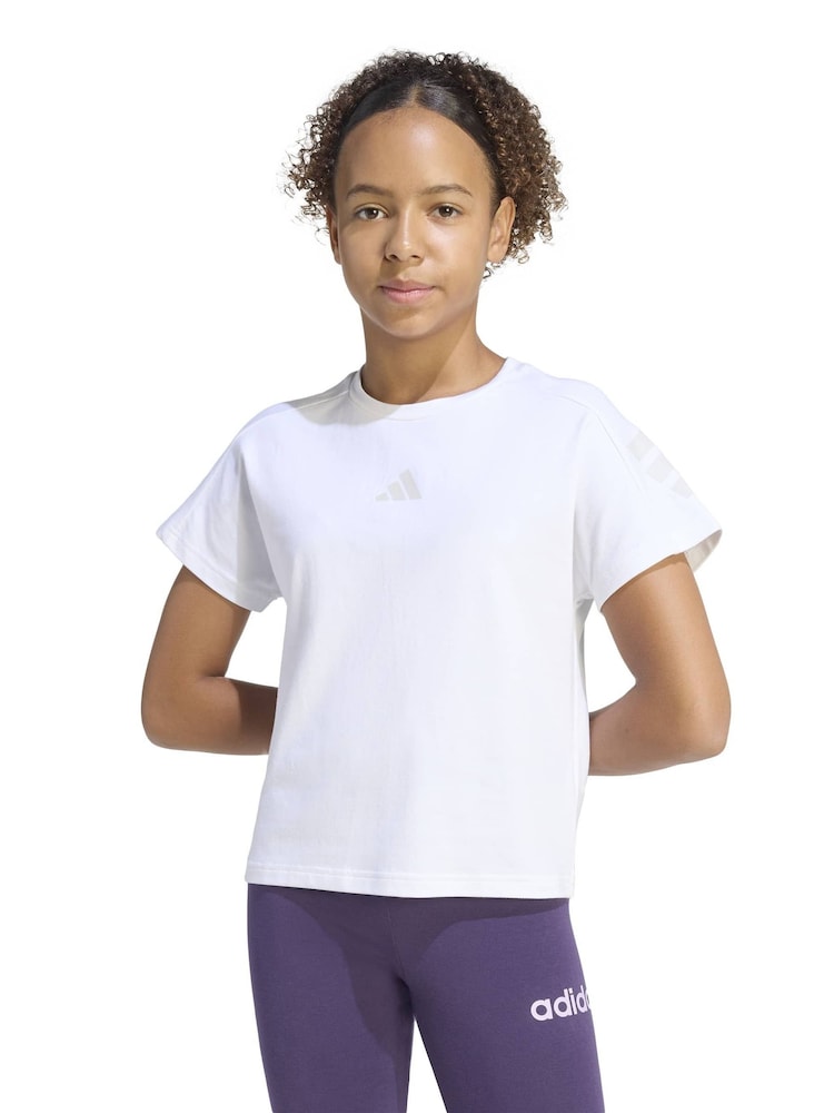 adidas White T-Shirt - Image 1 of 6 adidas White T-Shirt - Image 1 of 6