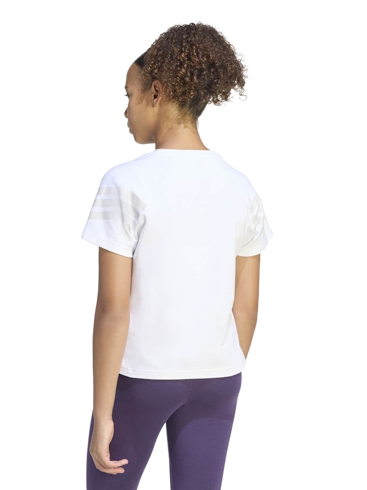 adidas White T-Shirt - Image 2 of 6 adidas White T-Shirt - Image 2 of 6