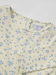 Polarn O. Pyret Ribbed Floral Dress - 画像 2 / 3