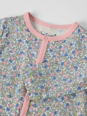 Polarn O. Pyret Cotton Floral Sleepsuit - 画像 3 / 3