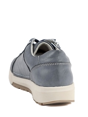 Pavers Denim Wide Fit Dual Fasten Trainers - Image 3 of 5