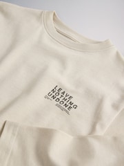 The Set 3 Pack Oversized Long Sleeve Graphic T-Shirts Blue/Grey - Image 6 of 6