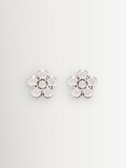Marc Jacobs Silver Tone Daisy Balloon Stud Earrings - Image 2 of 4