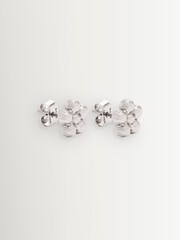 Marc Jacobs Silver Tone Daisy Balloon Stud Earrings - Image 3 of 4