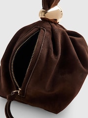 River Island Brown Suedette Grab Bag - Image 5 of 6