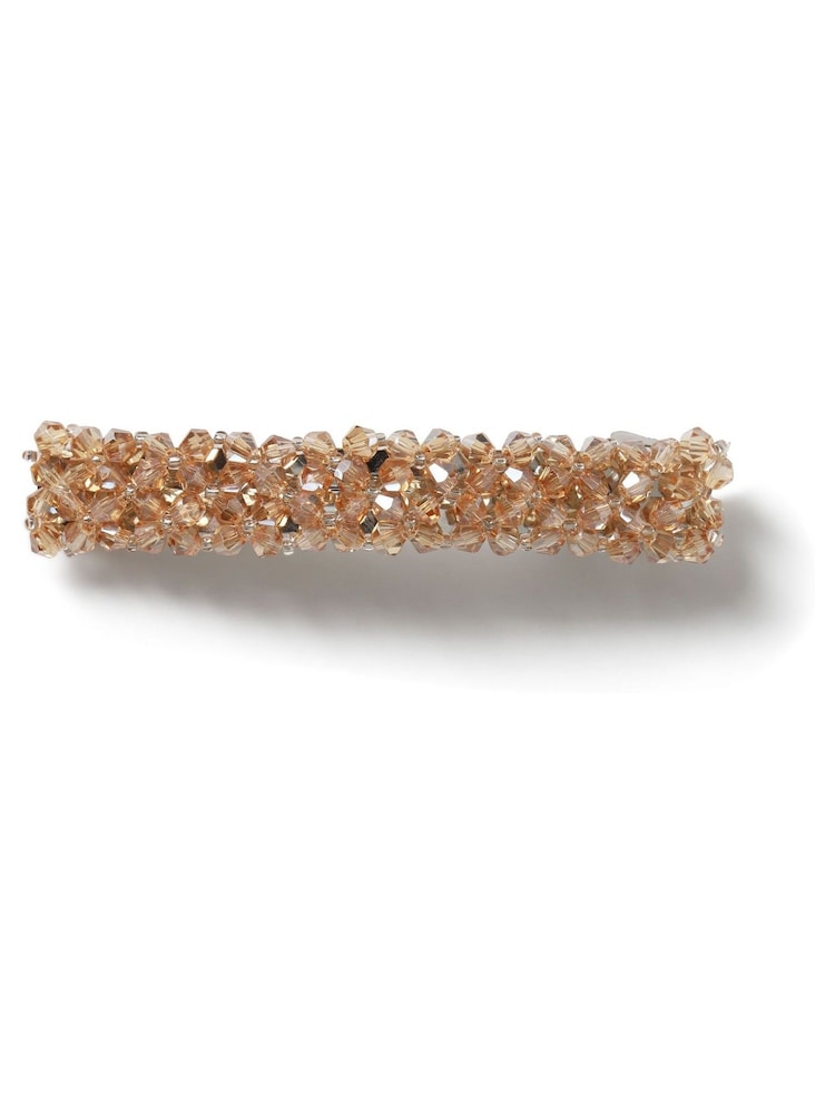 Aela Pink Facet Barette Hair Clip - Image 1 of 2