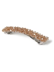 Aela Pink Facet Barette Hair Clip - Image 2 of 2