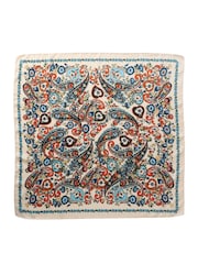 Aela Printed White Scarf - Image 2 of 3