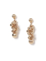 Etched Ball Cluster Drop Earrings - Image 1 of 2