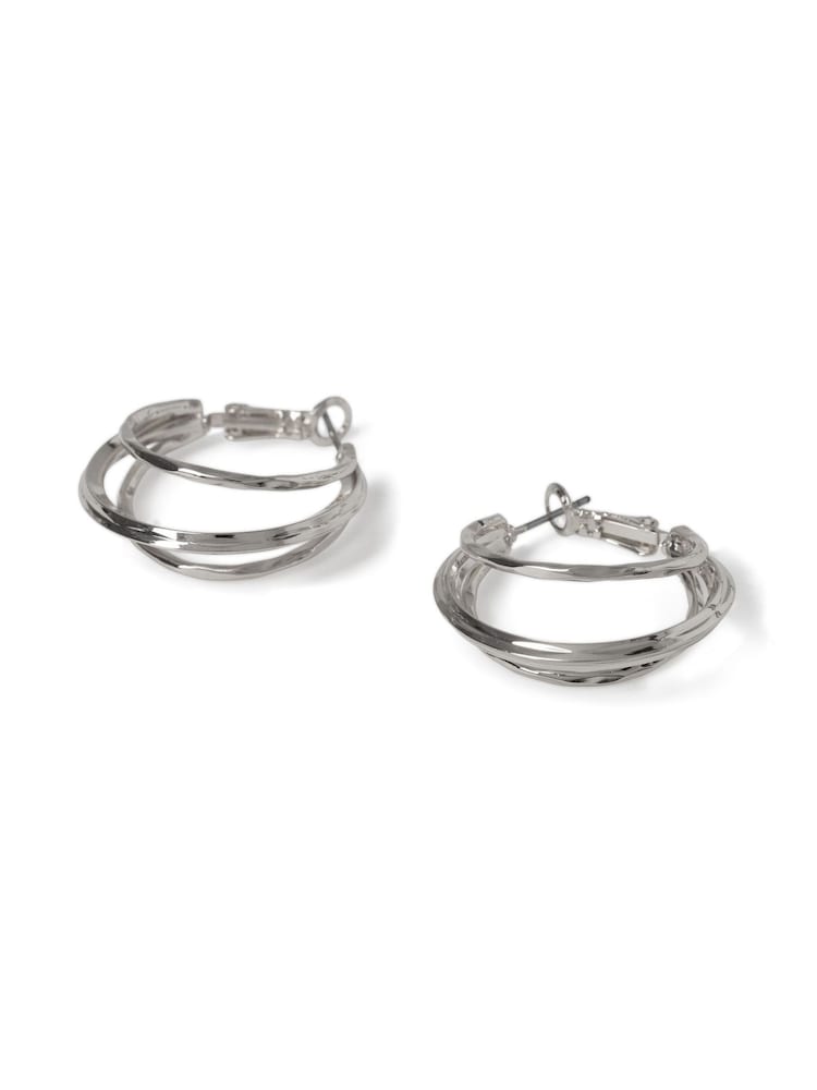 Etched Hoop Earrings - Image 3 of 3