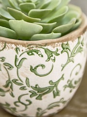 Dibor Green Botanical Plant Pot - Image 3 of 4