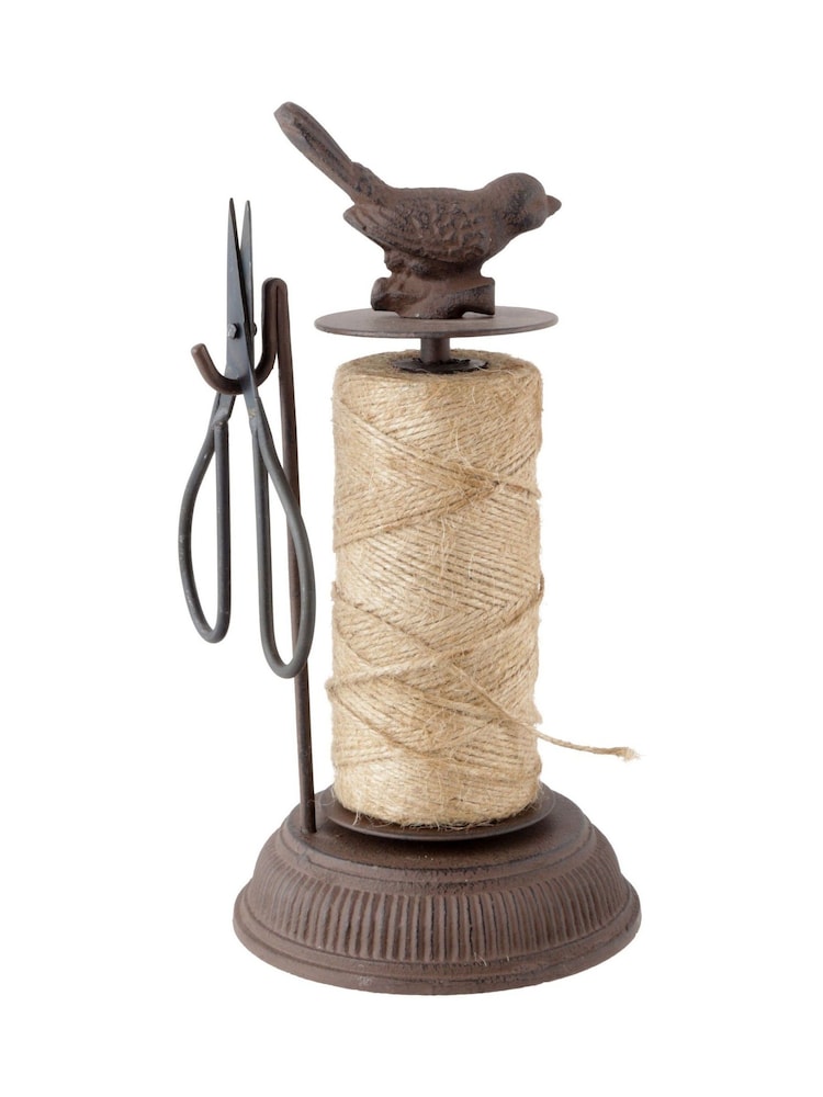 Dibor Brown Vintage Cast Iron Twine Dispenser - Image 2 of 4
