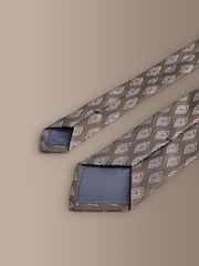 Verde - Corbata de diseño en seda italiana Signature - Imagen 3 de 3