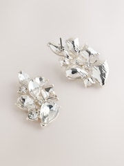 Silberfarben - Sparkle Cluster Stud Earrings - Bild 2 von 3