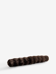 Brown Aspen Faux Fur Draught Excluder - Image 3 of 3