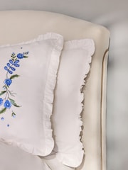Cath Kidston Canvas Cream Chenille Bow Bed Frame - Image 4 of 5