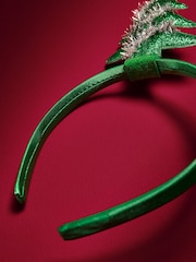Green Christmas Tree Headband - Image 3 of 3