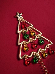 Gold Tone Christmas Tree Bopper Headband - Image 3 of 3