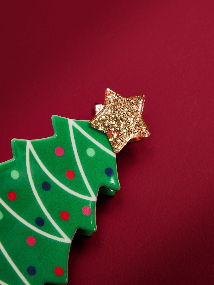 Buy Green Christmas Tree Claw Clip from Next Ireland