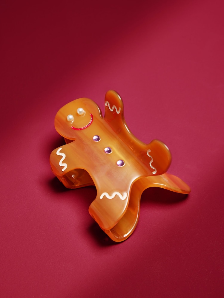 Braun - Christmas Gingerbread Claw Clip - Bild 1 von 3