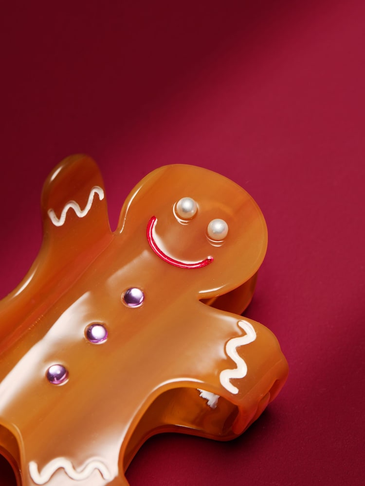 Braun - Christmas Gingerbread Claw Clip - Bild 3 von 3