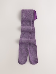 Purple Sparkle Tights - Image 1 of 3