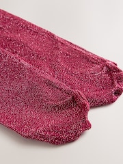 Dusky Pink Sparkle Tights - Image 3 of 3