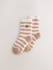 Neutral Bear Bed Socks 1 Pack - Image 3 of 5