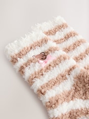 Neutral Bear Bed Socks 1 Pack - Image 4 of 5