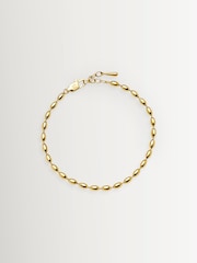 Missoma Gold Tone Molten Olive Chain Bracelet - Image 1 of 3