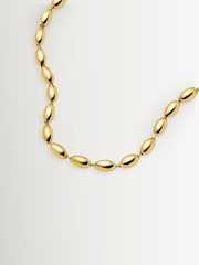 Missoma Gold Tone Molten Olive Chain Bracelet - Image 3 of 3