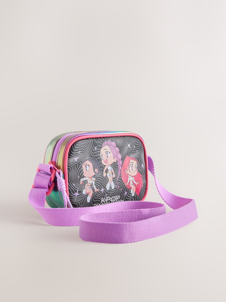 Lilac/ Purple Kpop Demon Hunters Cross-Body Bag - Image 1 of 5
