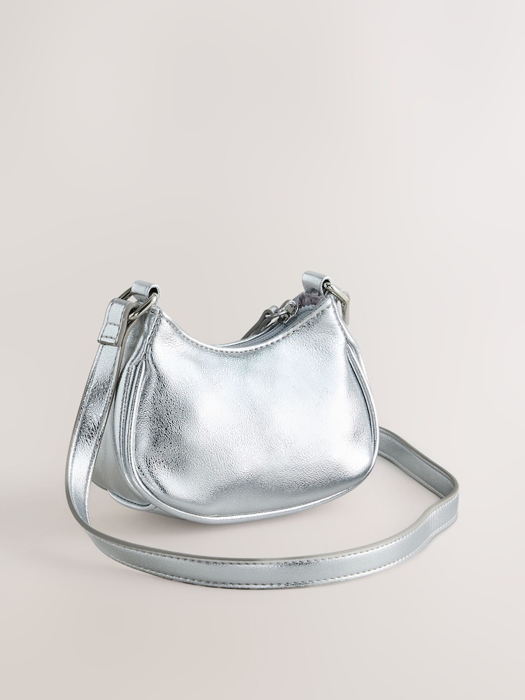 Silver Charm Cross-Body Bag - Image 2 of 5 Silver Charm Cross-Body Bag - Image 2 of 5