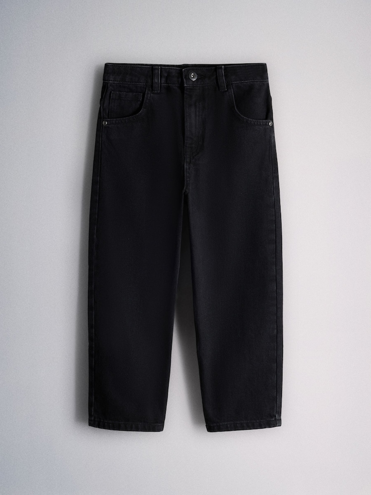 The Set 2 Pack Baggy Fit Jeans Black/Grey - Image 2 of 5 The Set 2 Pack Baggy Fit Jeans Black/Grey - Image 2 of 5