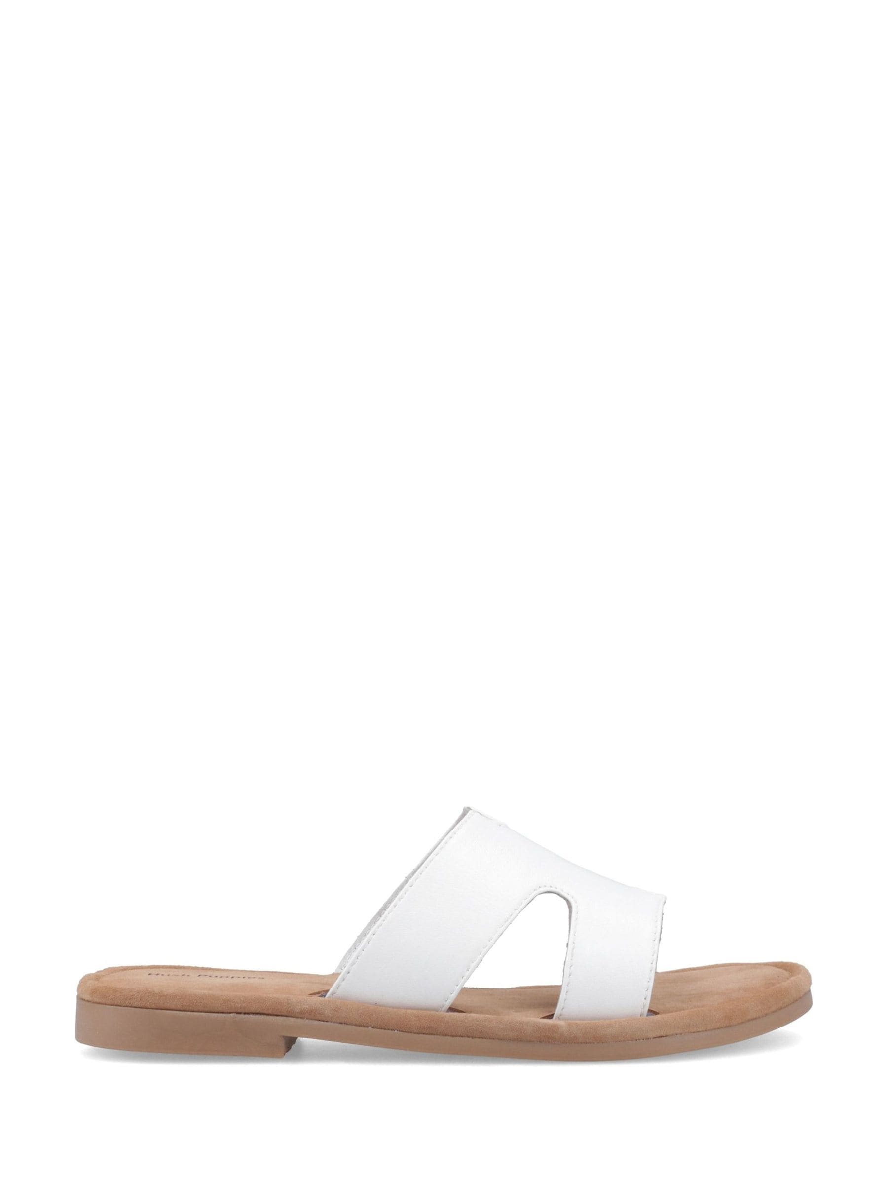 Hush Puppies Women's White Azalea Mule Sandals