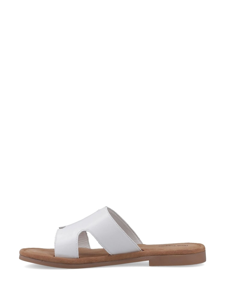 Hush Puppies White Azalea Mule Sandals - Image 2 of 5
