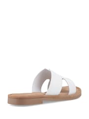 Hush Puppies White Azalea Mule Sandals - Image 4 of 5
