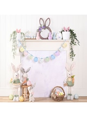 Widdop Multicoloured Pastel Ceramic Egg Ornament - Image 3 of 4