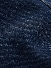 Indigo Blue Front Button Pocket Denim Skirt - Image 4 of 4