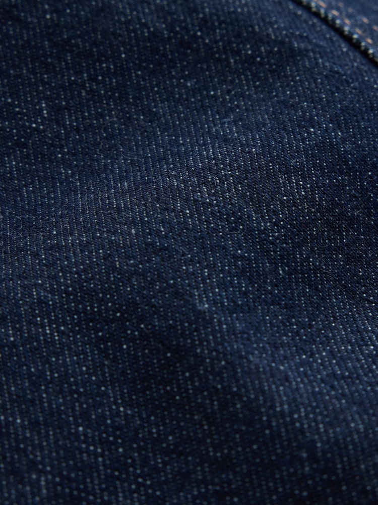 Indigo Blue Front Button Pocket Denim Skirt - Image 4 of 4