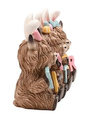 Widdop Brown Highland Cows Easter Figurine - Image 4 of 5