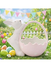 Widdop Pink Bunny Basket - Image 1 of 2