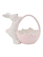 Widdop Pink Bunny Basket - Image 2 of 2