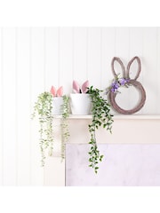 Widdop Brown Purple Bunny Ears Wreath 27cm - Image 2 of 4
