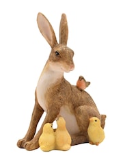 Widdop Brown Figurine - Rabbit, Chick & Robin - Image 2 of 4