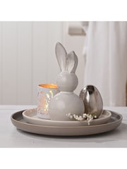 Widdop White Ceramic Bunny Decoration 19cm - Image 1 of 3